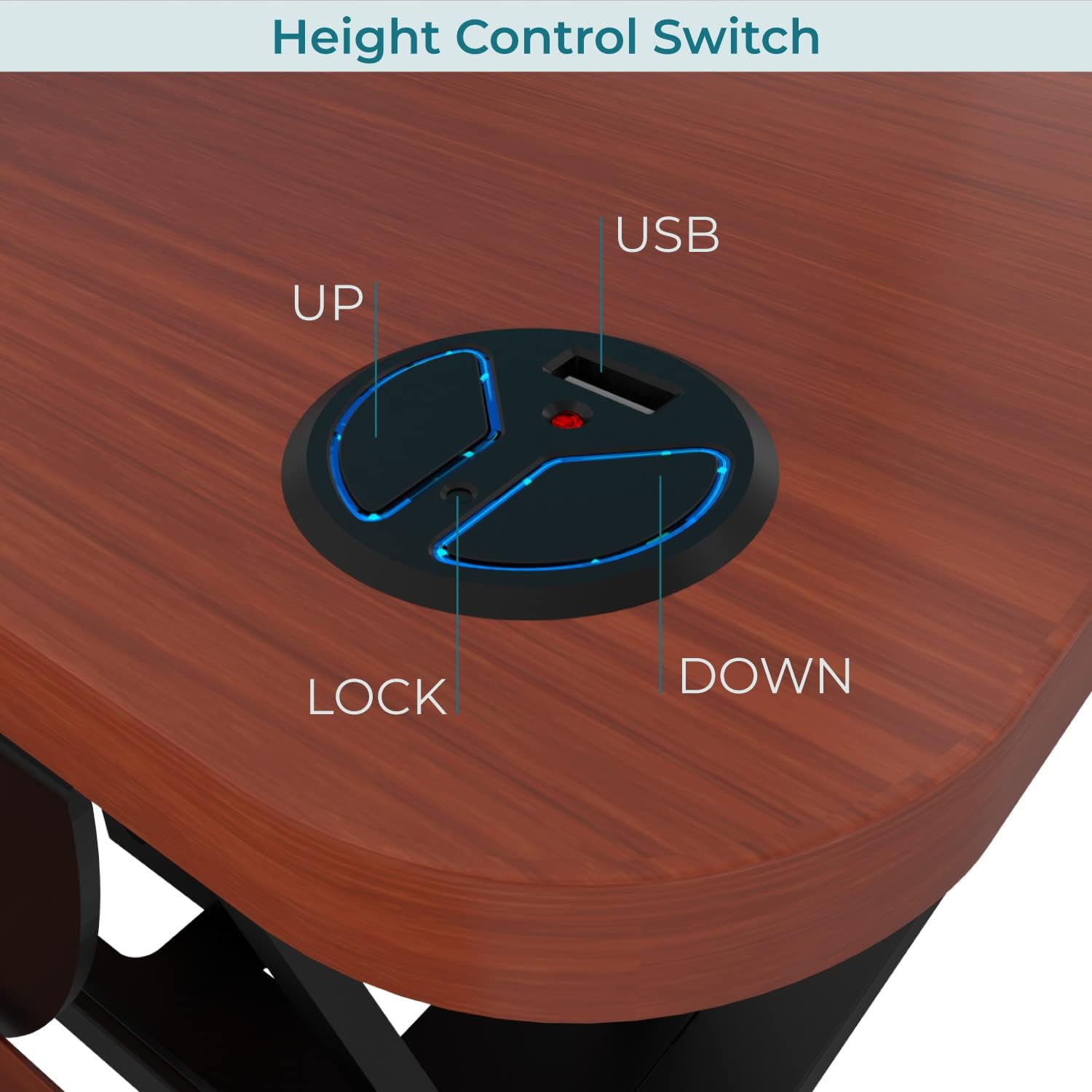 VERSADESK PowerPro™ 40' x 24' Standing Desk Converter | 7.75' - 23.5' Electric Height Adjustable Sit to Stand Desk Riser w/ Keyboard Tray & USB Hub - Ergonomic Workstation for Home & Office, Cherry