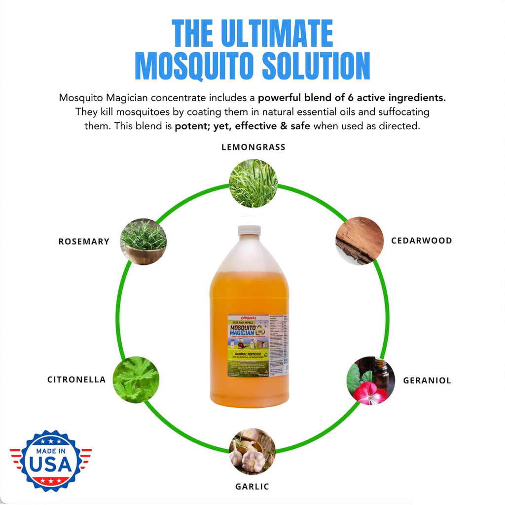 Mosquito Killer Machine Dual Reservoir Stainless Steel - Customizable Coverage, Easy Installation, Automatic Yard Care for Mosquitoes, Fleas, & Fire Ants. Delivers Various Products to Lawn and Plants