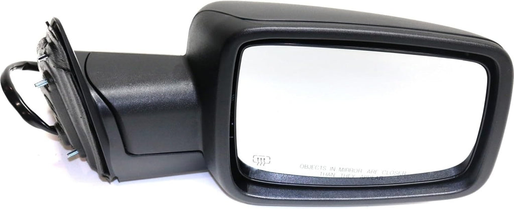 Garage-Pro Power Heated Mirrors For Ram 1500 2013-2018, Dodge Ram 1500 Accessories, Textured, Power Fold With Signal Light & Puddle Lamp; Without Blind Spot Monitor & Memory