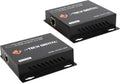 J-Tech Digital HDMI Extender Over Single Cat5e/6/7 HDMI Over Ethernet 1080p with IR Extension - Up to 400ft [TX + RX]
