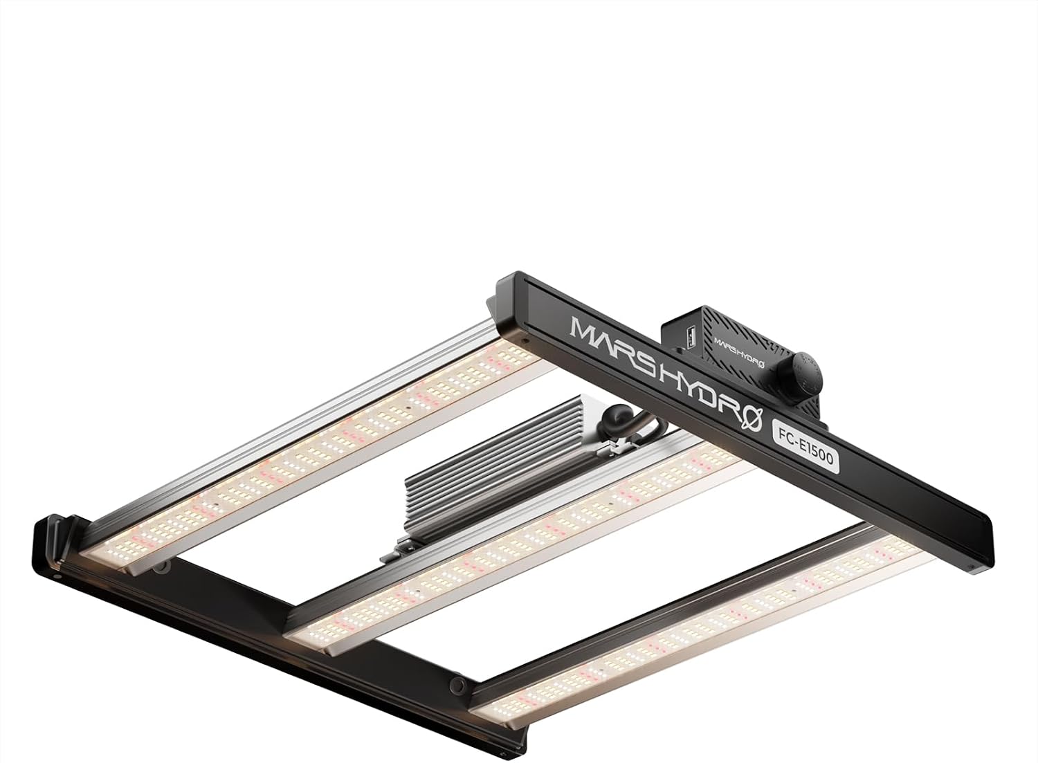 Mars Hydro 2026 New FC-E1500 150Watt LED Grow Light 2X2ft Full Spectrum Grow Light Bar, Smart Dimmable & Integrated Grow Lampe for Veg Bloom Flower, Achieve 2.8 umol/J