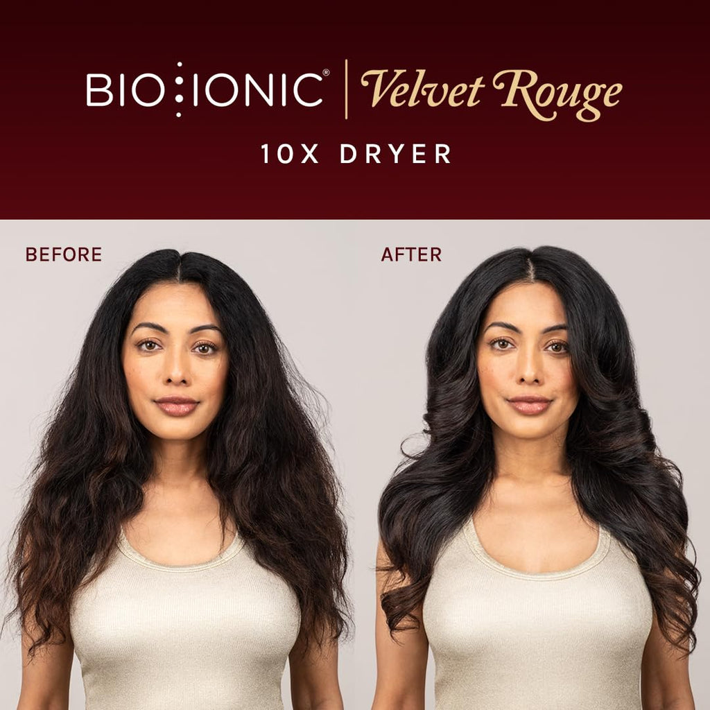 Bio Ionic 10X Ultralight Speed Hair Dryer, Blow Dryer with Adjustable Heat & Speed, Memory Function, Professional Hair Styling Tool for Fast, Frizz-Free Hairstyles