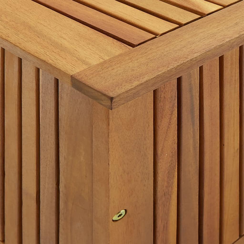 Solid Wood Outdoor Storage Bench,Solid Acacia Wood Garden Deck Box Patio Storage Box with Liftable Top Outdoor Wooden Storage Container for Patio,Backyard,Poolside, 35.4'x19.7'x22.8'