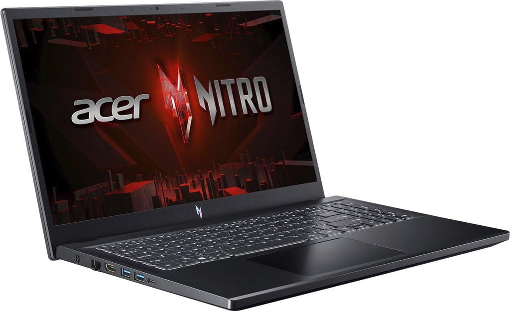 acer 2025 Nitro V 15 Gaming Laptop - 15.6' FHD IPS 165Hz - 8-Core Intel i5-13420H - 64GB DDR4-2TB SSD - NVIDIA GeForce RTX 5050 8GB GDDR6 - Thunderbolt 4 - Numeric Keypad - W11H - Obsidian Black
