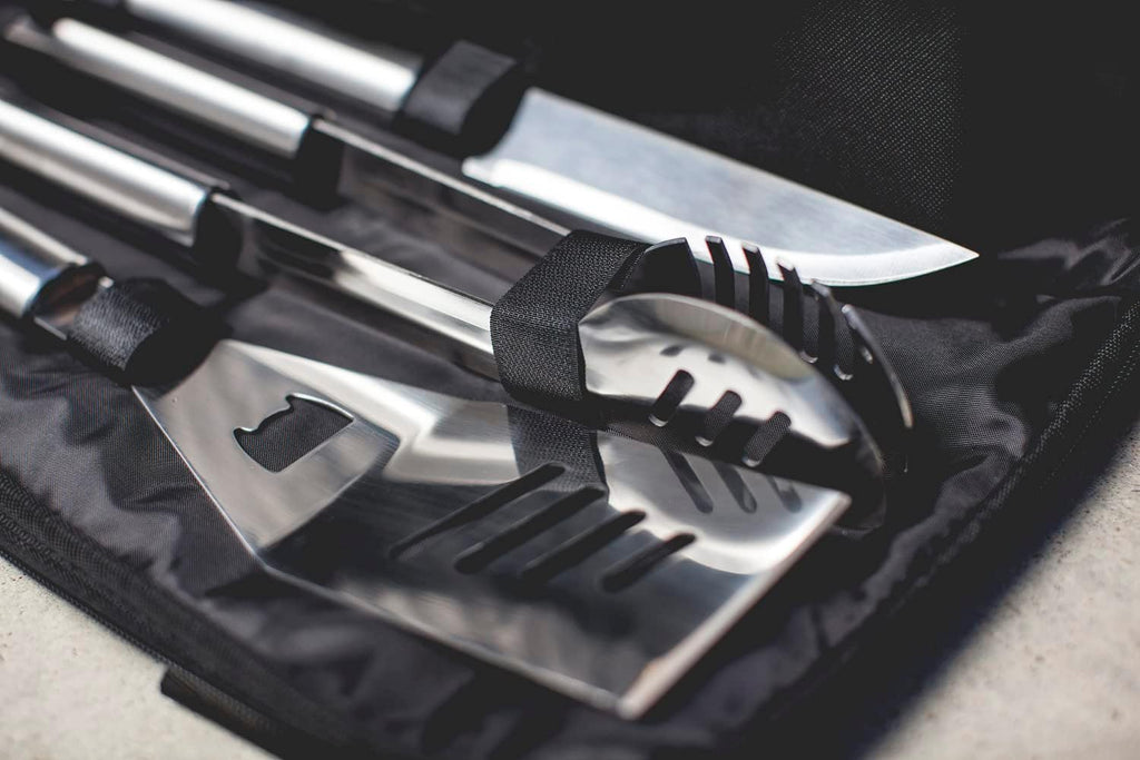 PICNIC TIME NCAA BBQ Kit Cooler Tote with Barbecue & Accessories