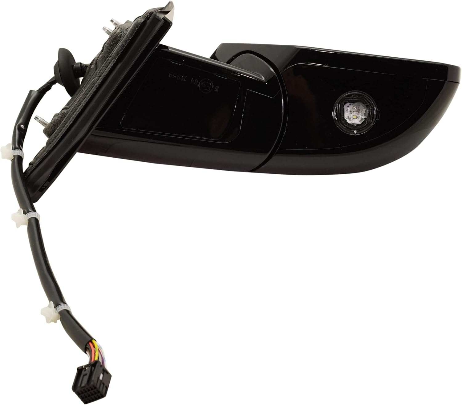 Kool Vue Right Power Heated Mirror for Chevrolet Tahoe Suburban 2015-2020 Power Fold With Signal Light, Blind Spot Monitor, Memory & Puddle Lamp; Without Auto-Dimming with 2 Caps With Object Sensor