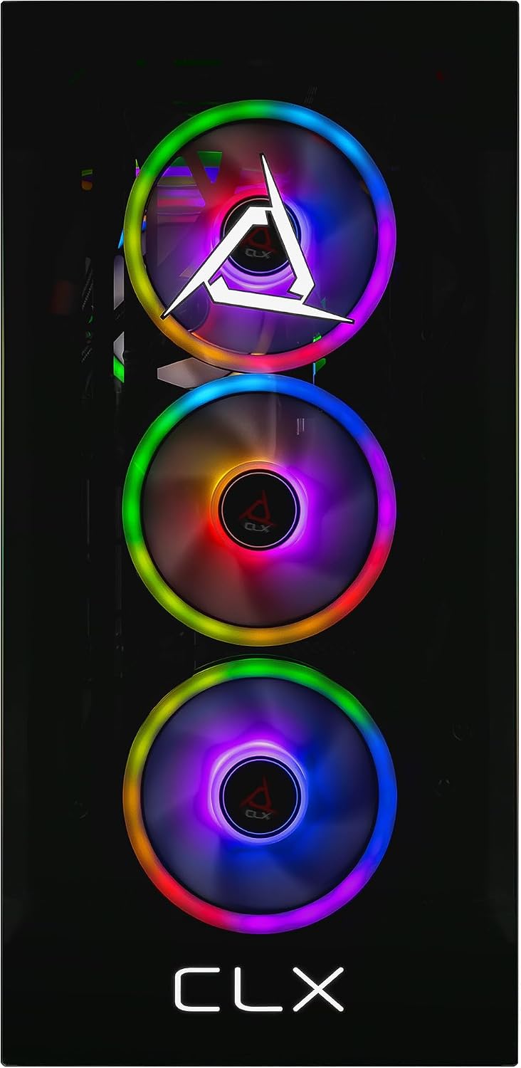CLX Set Gaming PC - Intel Core i9 14900KF 3.2GHz, GeForce RTX 5060 Ti, 2TB NVMe M.2 SSD, 32GB DDR5 RGB Memory, 360mm AIO, WiFi, Windows 11 Home, Black