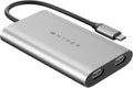 Hyper HyperDrive Dual USB to HDMI Adapter — 4K HDMI Splitter w/ 100W Power Delivery Charging – Seamless Plug & Play Compatible w/ M1, M2, M3, and M4 MacBook, Windows, Chromebook