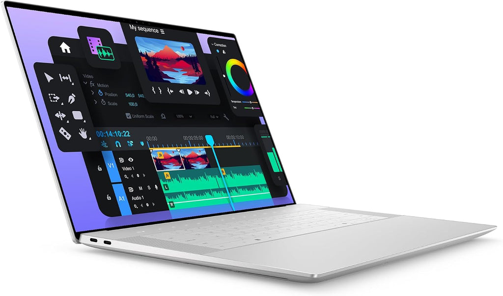 Dell XPS 16 Laptop, Intel Ultra 9-185H, 32 GB LPDDR5x RAM, 1 TB PCIe SSD, 16.3' UHD+ (3840x2400) OLED Touchscreen, Nvidia G-Force RTX 4060, Backlit Keyboard, W11 Pro, Platinum