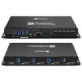 Displayport Kvm Switch EDID 1 Monitors 4 Computers 4K 144Hz Hotkey Switching PC Switch 1 Monitors dp 1.4 1440P 144Hz 165Hz 240hz kvm Switch 1 Laptop 1 Desktop 1 Monitor EDID
