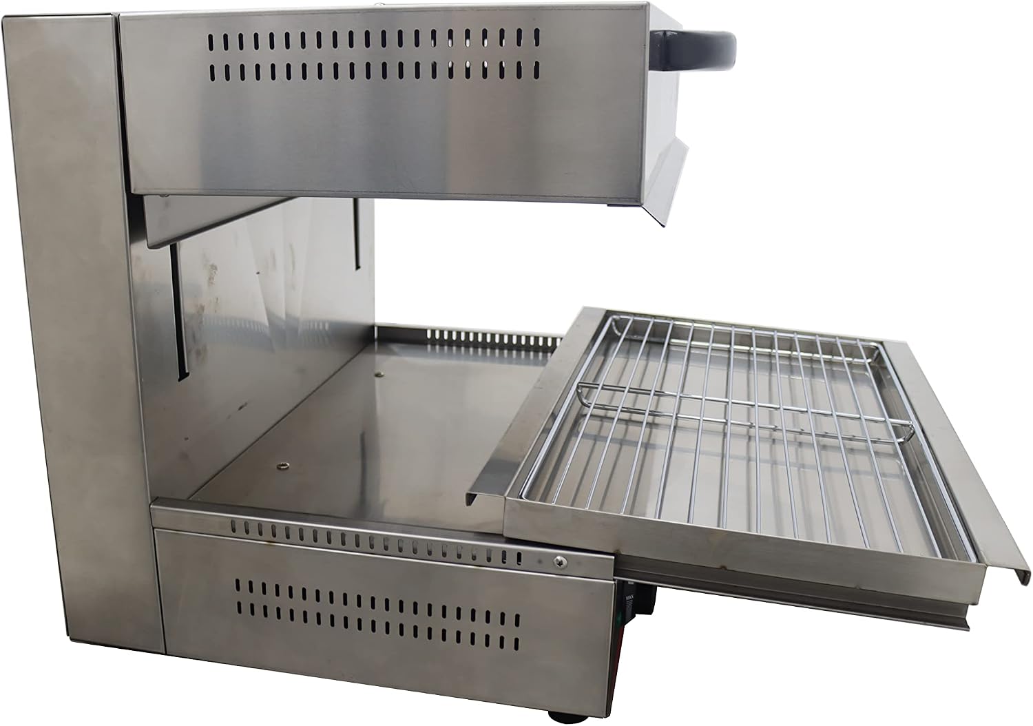 INTSUPERMAI 220V Electric Lift-Up Salamander Stainless Steel 4000W Food Equipment Electric Salamander Stove Grill Barbecue Oven Cheese Melter