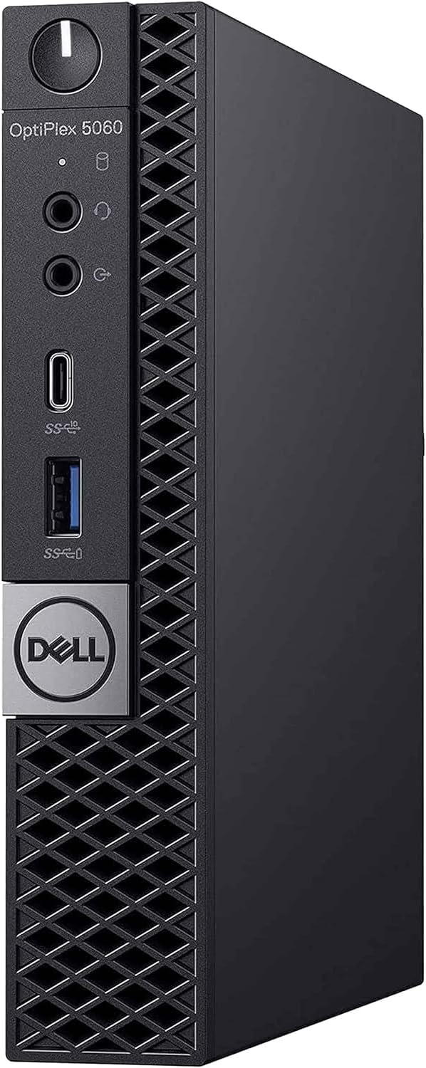 Dell OptiPlex 5060 Micro PC | Intel Core i5-8500T | 16GB RAM | 512GB NVME | Windows 11 Pro | Mini PC | Business PC (Renewed)