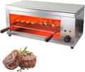Large 30L Family Indoor Electric Grill, 2000W Fast Heating - 4 Tier Adjustable Rack, Precise 50-300°C Temperature Control, No Oil Smoke, Stainless Steel Kitchen Appliance