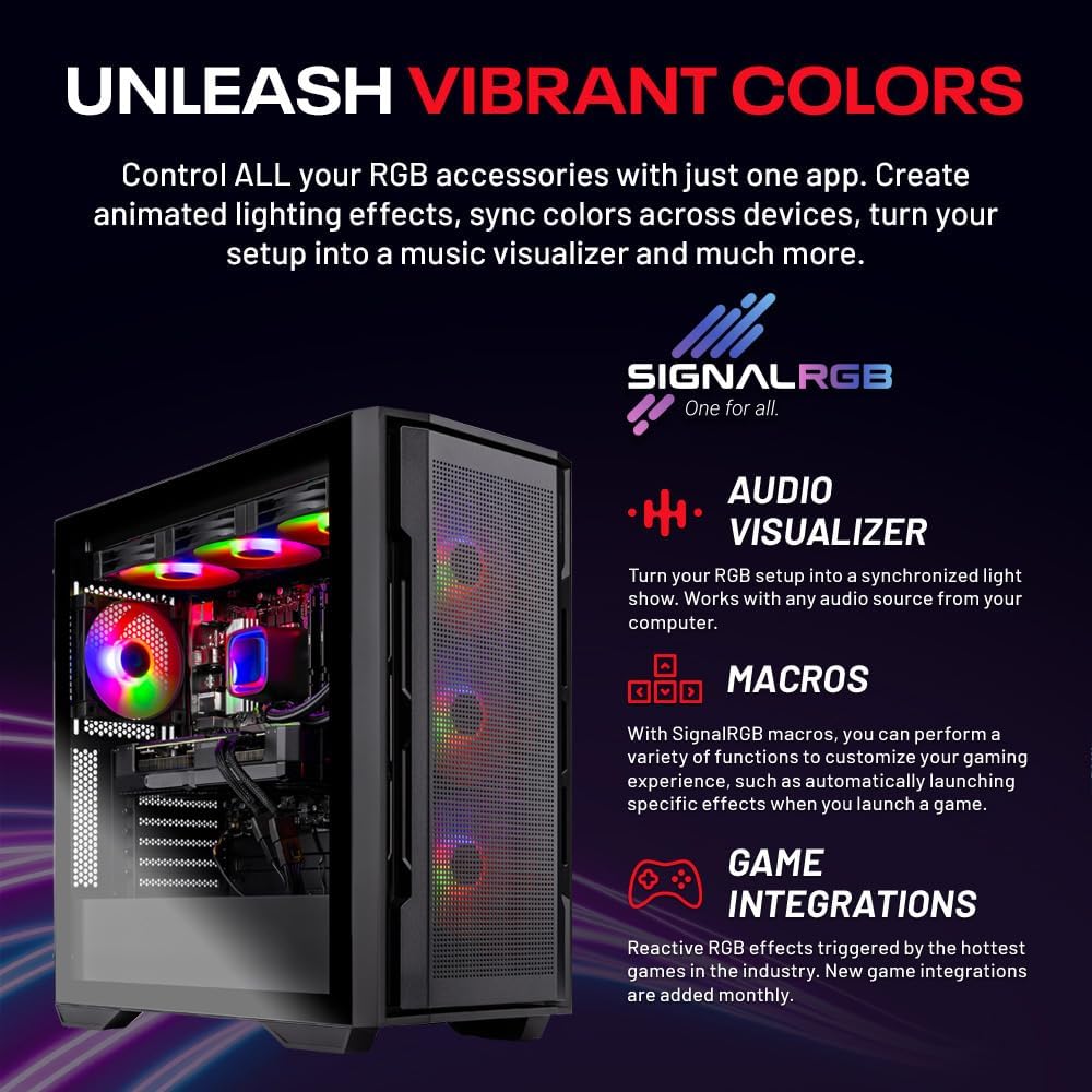 Skytech Gaming Rampage Gaming PC, Intel Ultra 7 265F 5.2GHz, NVIDIA RTX 5060 Ti, 1TB Gen4 NVMe SSD, 32GB DDR5 RAM 6000, 850W Gold ATX 3 PSU, 360 ARGB AIO, Wi-Fi, Win 11, Desktop
