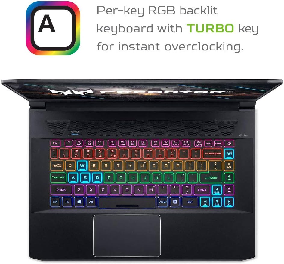 Acer Predator Triton 500 PT515-52-73L3 Gaming Laptop, Intel i7-10750H, NVIDIA GeForce RTX 2070 SUPER, 15.6' FHD NVIDIA G-SYNC Display, 300Hz, 16GB Dual-Channel DDR4, 512GB NVMe SSD, RGB Backlit KB