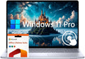 Dell Inspiron 16' FHD+ Touchscreen Business Laptop Computer, 64GB RAM 2TB SSD, Intel Core 7 150U Processor, Windows 11 Pro with Office Lifetime Suite, Fingerprint Reader, Backlit Keyboard, Ice Blue