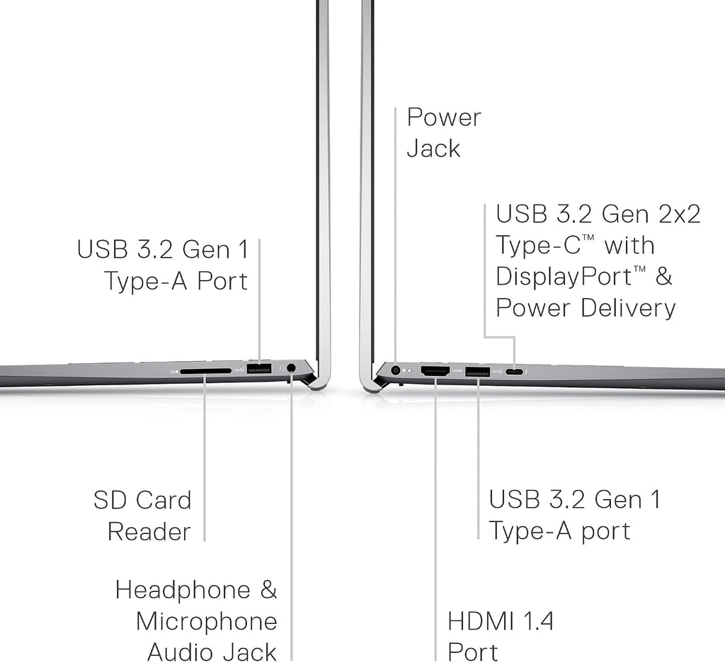 Dell Inspiron 15 5510 15.6 Inch Laptop Computer - Full HD (1920 x 1080) Display - Intel Core i5-11320H, 8GB DDR4 RAM, 512GB SSD, Intel Iris Xe Graphics, Windows 11 Home - Platinum Silver