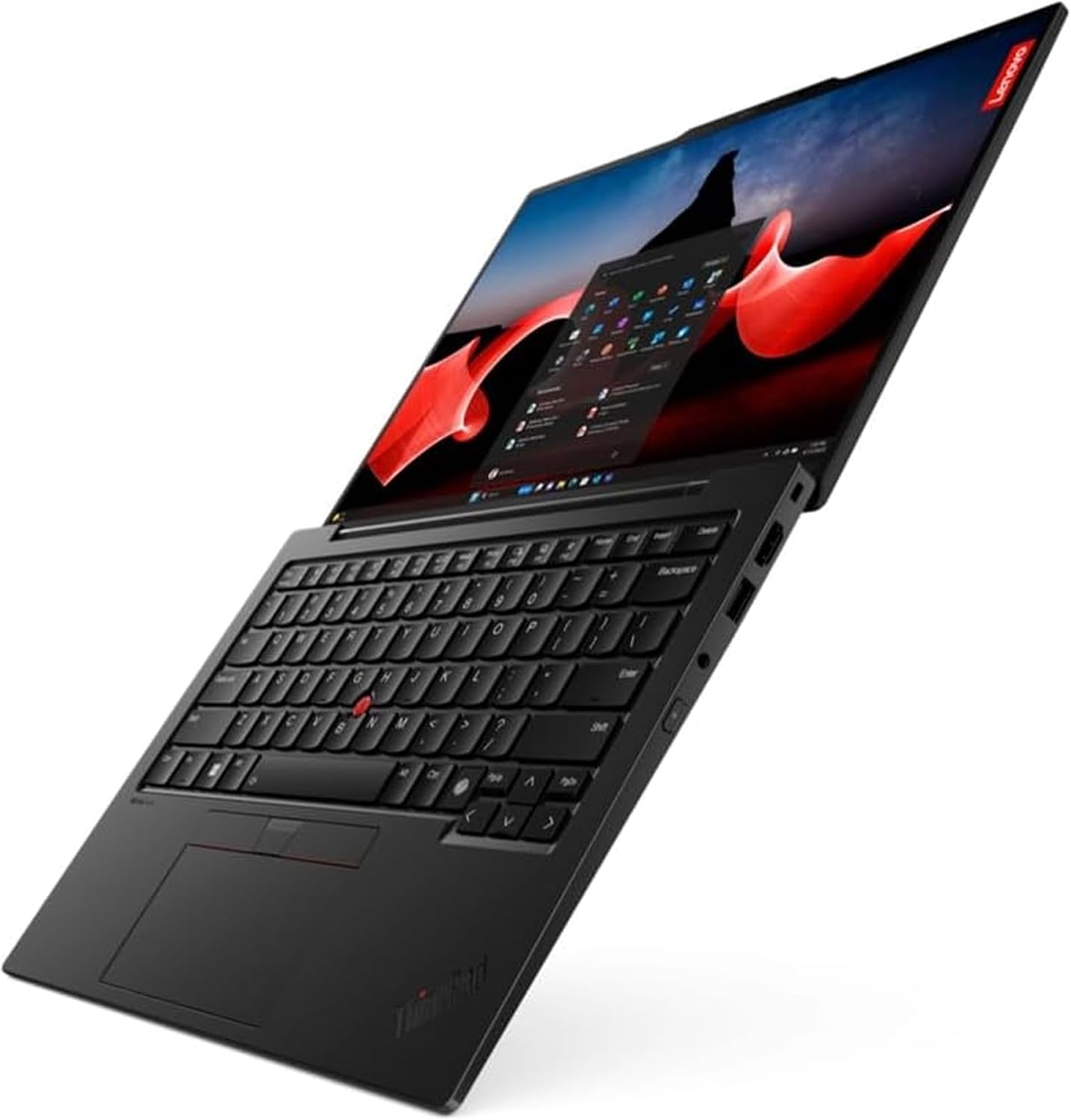 Lenovo Gen 12 ThinkPad X1 Carbon Laptop with Intel Ultra 7 155H Processor, 14' WUXGA 100% sRGB Touchscreen, 32GB DDR5 RAM, 1TB Gen4 Performance SSD, FHD+ IR+ RGB Camera, and Windows 11 Pro