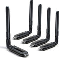 PWAYTEK Wireless HDMI Transmitter and Receiver Kit, 5GHz Long Range 1148ft (350m), Plug & Play 1080P Full HD, TX+RX (Expandable to 6 Screens), Compatible with Laptop/Camera/DSLR/Projector/HDTV, Green