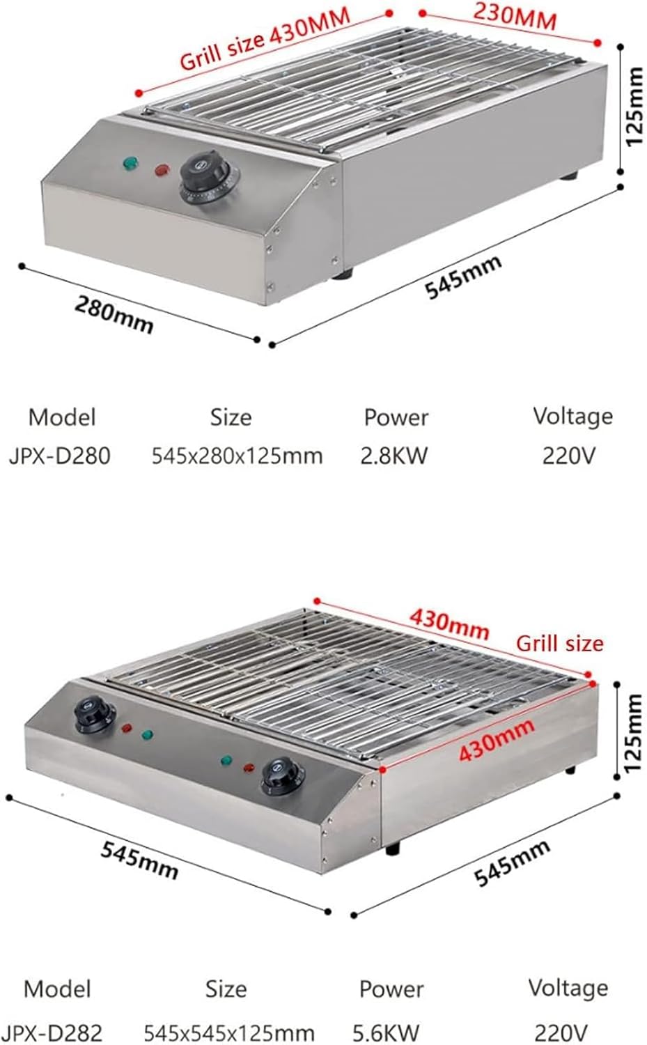 Electric Table Top Griddle Smokeless BBQ Barbecue Grill - Indoor Cooking with Water Drip Tray & Temperature Control for Kebab Grill