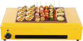 Single Head Temperature Controlled Electric Grill, Adjustable Temperature Control to 572℉, Portable Outdoor Barbecue Grill, Household And Commercial Electric Skewer Grill Yellow