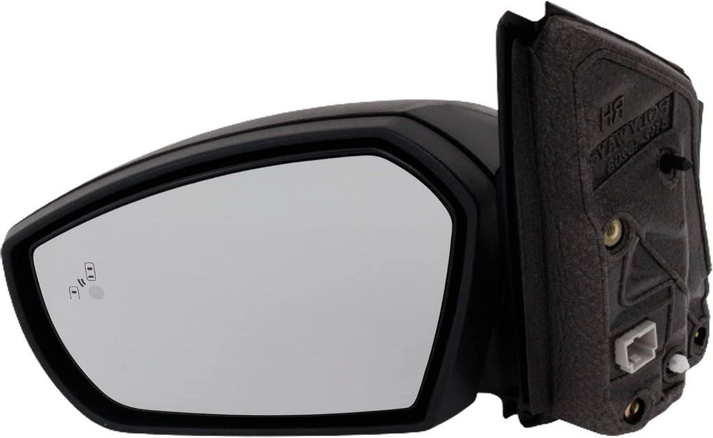 Kool Vue Driver Side Power Non-Heated Mirror for Ford Escape 2017-2019 With Blind Spot Monitor; Without Signal Light, Memory & Puddle Lamp Textured