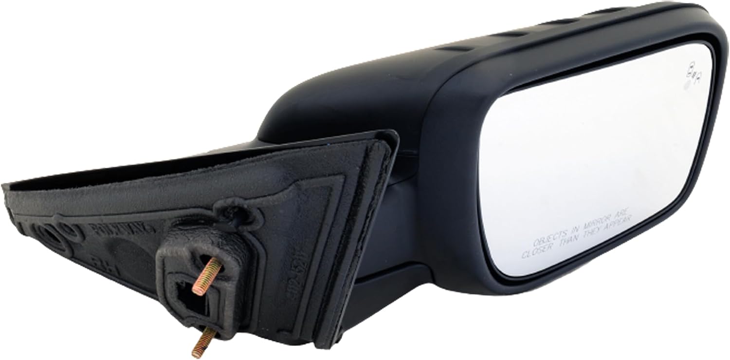 Kool Vue Passenger Side Power Heated Mirror for Ford Explorer 2011-2015 Power Fold With Signal Light, Blind Spot Monitor, Memory & Puddle Lamp Paintable