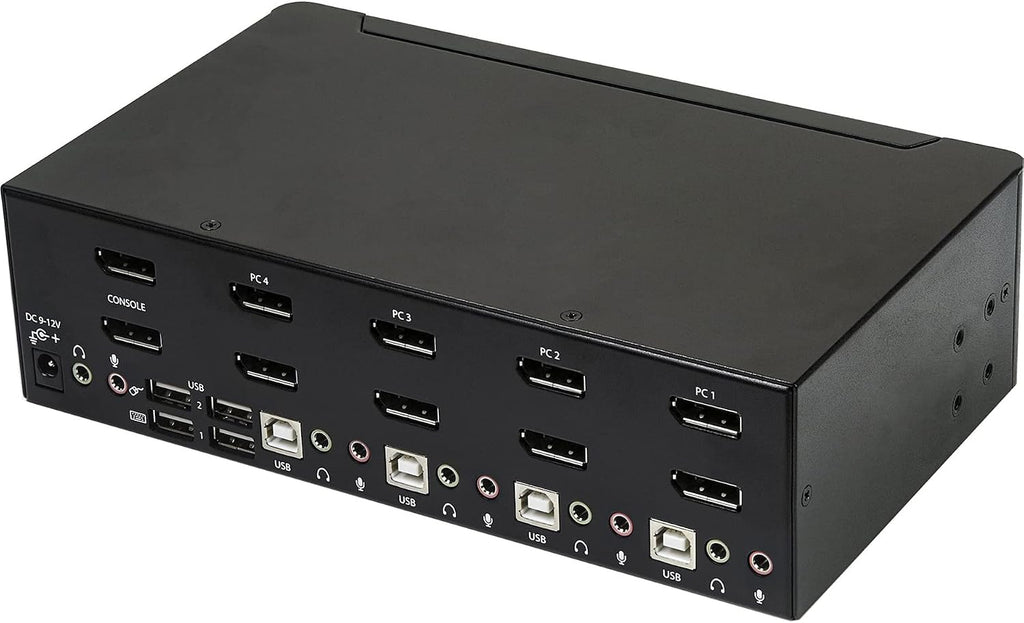 4 Port Dual DisplayPort KVM Switch