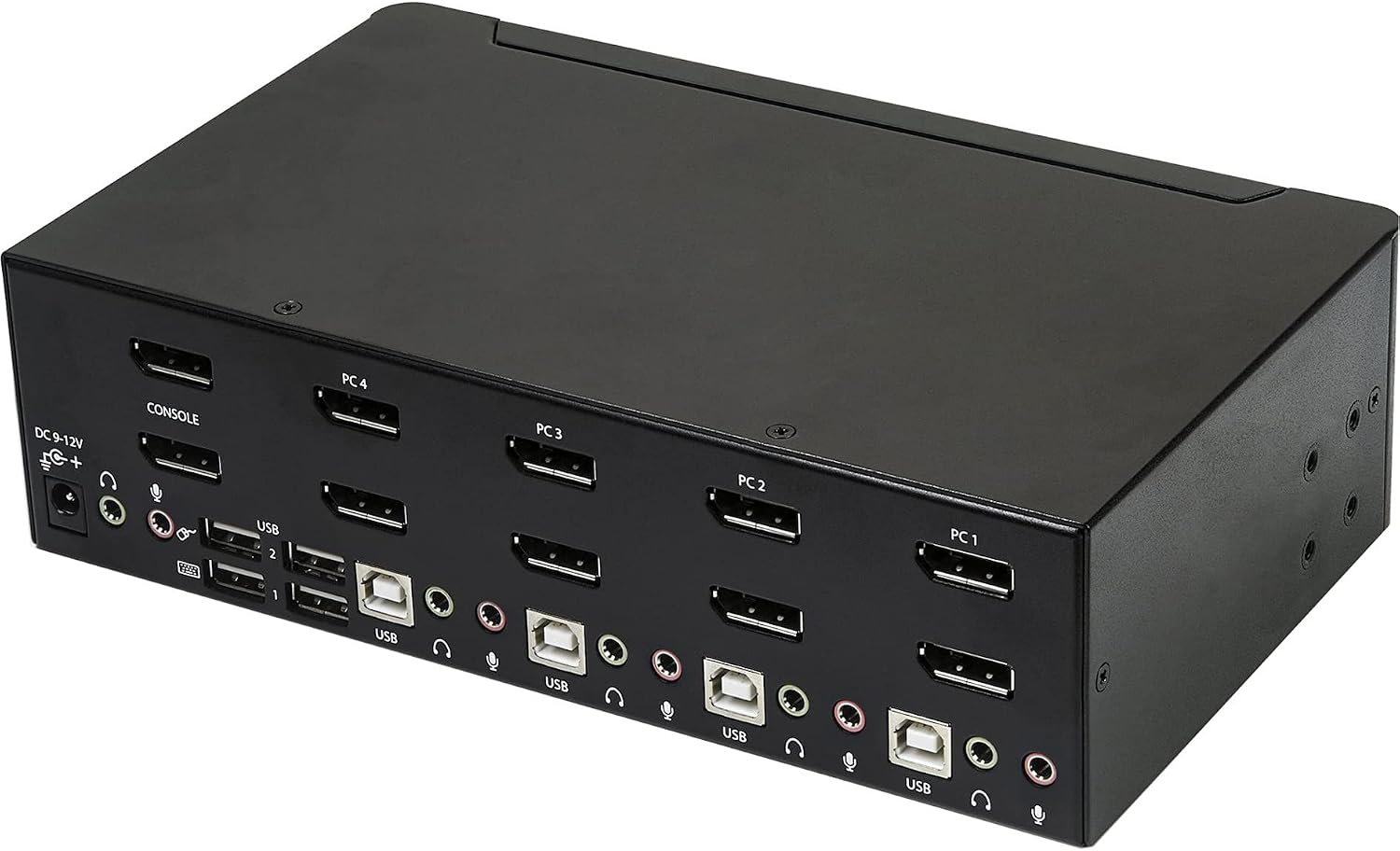 4 Port Dual DisplayPort KVM Switch