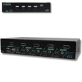 8K DisplayPort 1.4 KVM Switch for 4 Computers 1 Monitor, USB 3.2 Gen 2 (10 Gbps), HDCP 2.2 Compliant, EDID Emulator, Plug & Play, Ideal for Office, Gaming and Industrial Control, PAAG-ET3114B