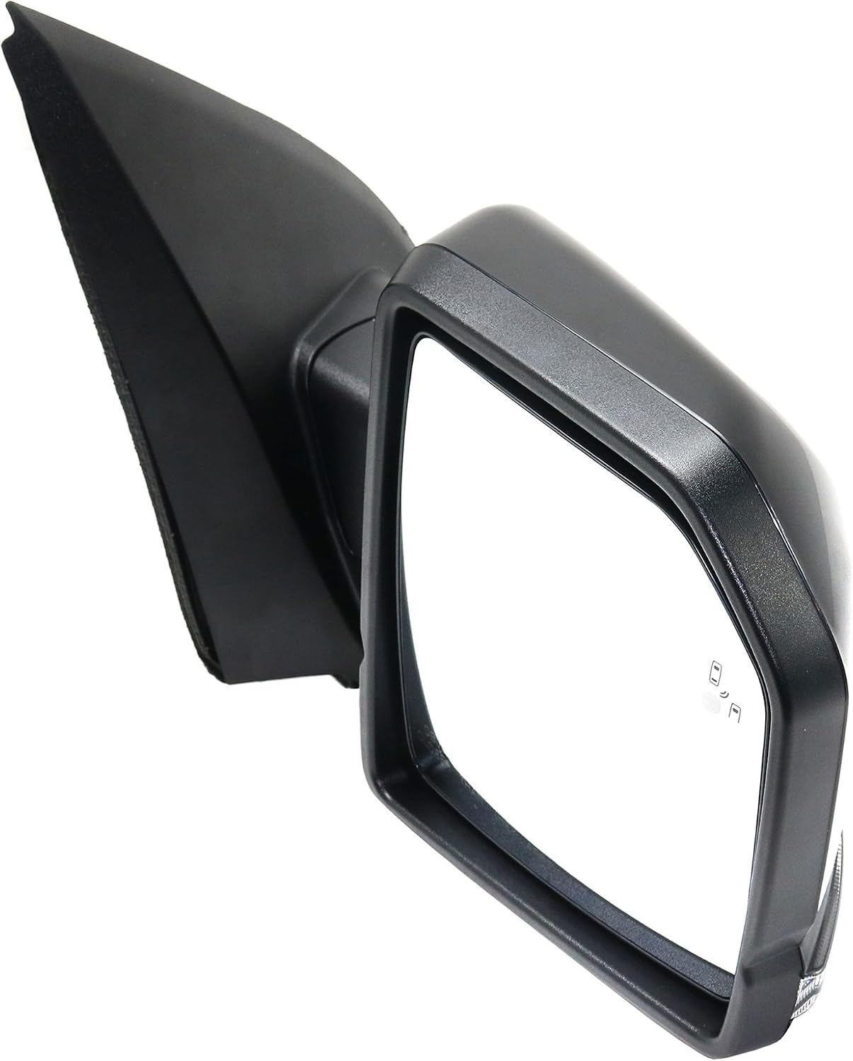 Kool Vue Passenger Side Mirror For Ford F-150 2015-2020 Power Heated Fold Signal Light, Blind Spot Mirrors, Memory Puddle Lamp, Paintable