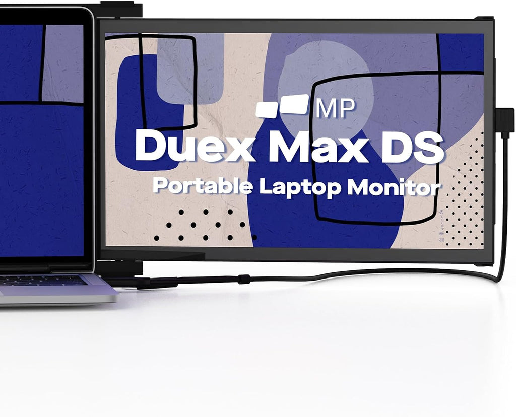 Duex Max DS New Mobile Pixels Portable Monitor (2026 Upgraded), 14.1' Full HD IPS Laptop Screen Extender, USB C/HDMI Powered Plug and Play,Windows/Mac/Android Compatible