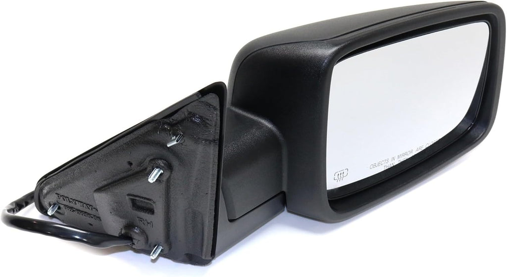 Garage-Pro Power Heated Mirrors For Ram 1500 2013-2018, Dodge Ram 1500 Accessories, Textured, Power Fold With Signal Light & Puddle Lamp; Without Blind Spot Monitor & Memory