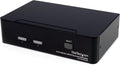 StarTech.com 2 Port DVI KVM Switch - USB DVI Dual Link - Hot-key & Audio Support - 2560x1600 @ 60Hz KVM Switch - KVM Video Switch (SV231DVIUAHR)