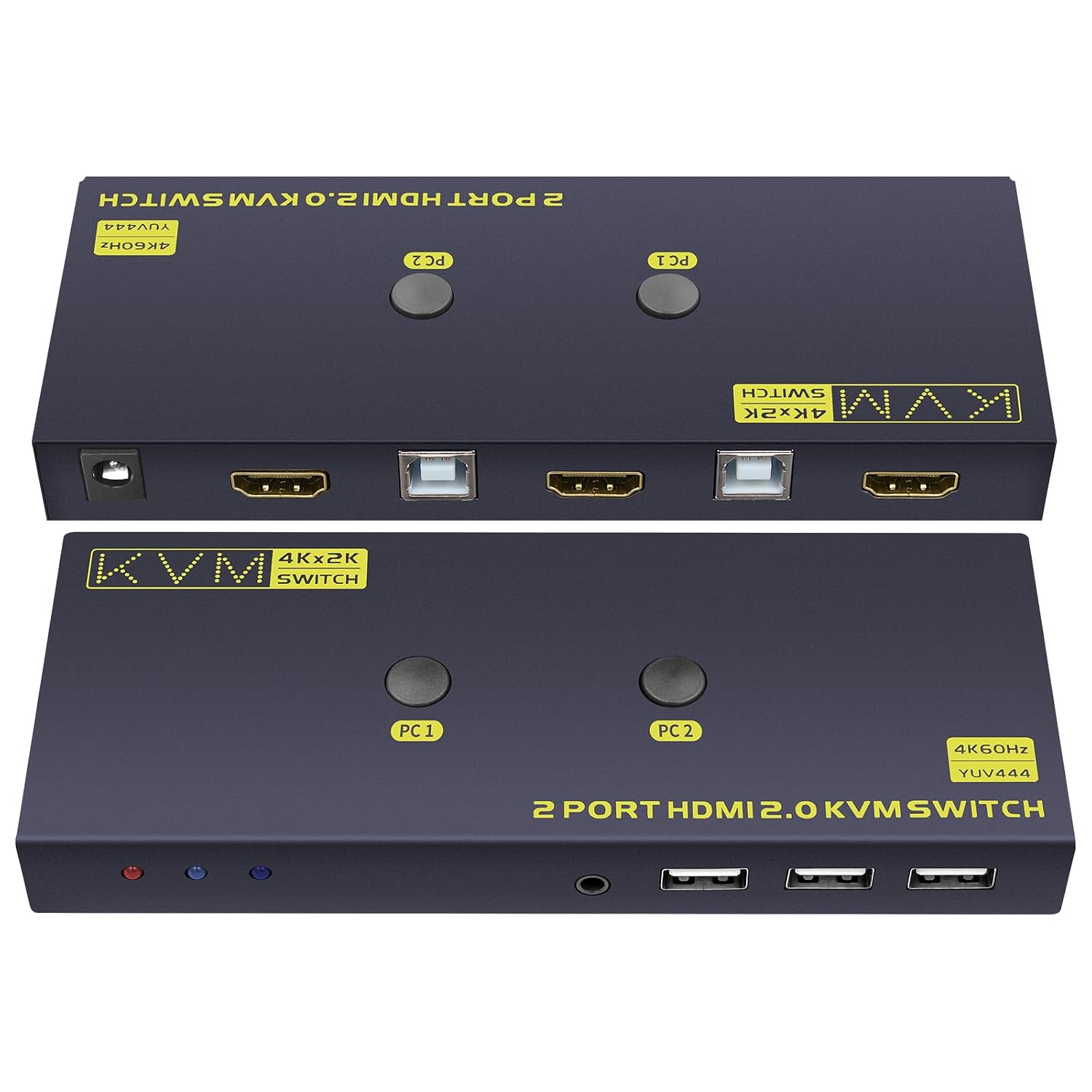 Hdmi kvm Switch 1 Monitors 2 Computers 4k 60hz kvm Switch Single Monitor hdmi 2k 120hz