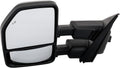 Kool Vue Power Heated Tow Mirrors for Ford F-250 F-350 F-450 Super Duty 2020-2022, Power Fold, Signal Light, Blind Spot Monitor, Memory, Puddle Lamp, Paintable, Driver Side Mirror Replacement