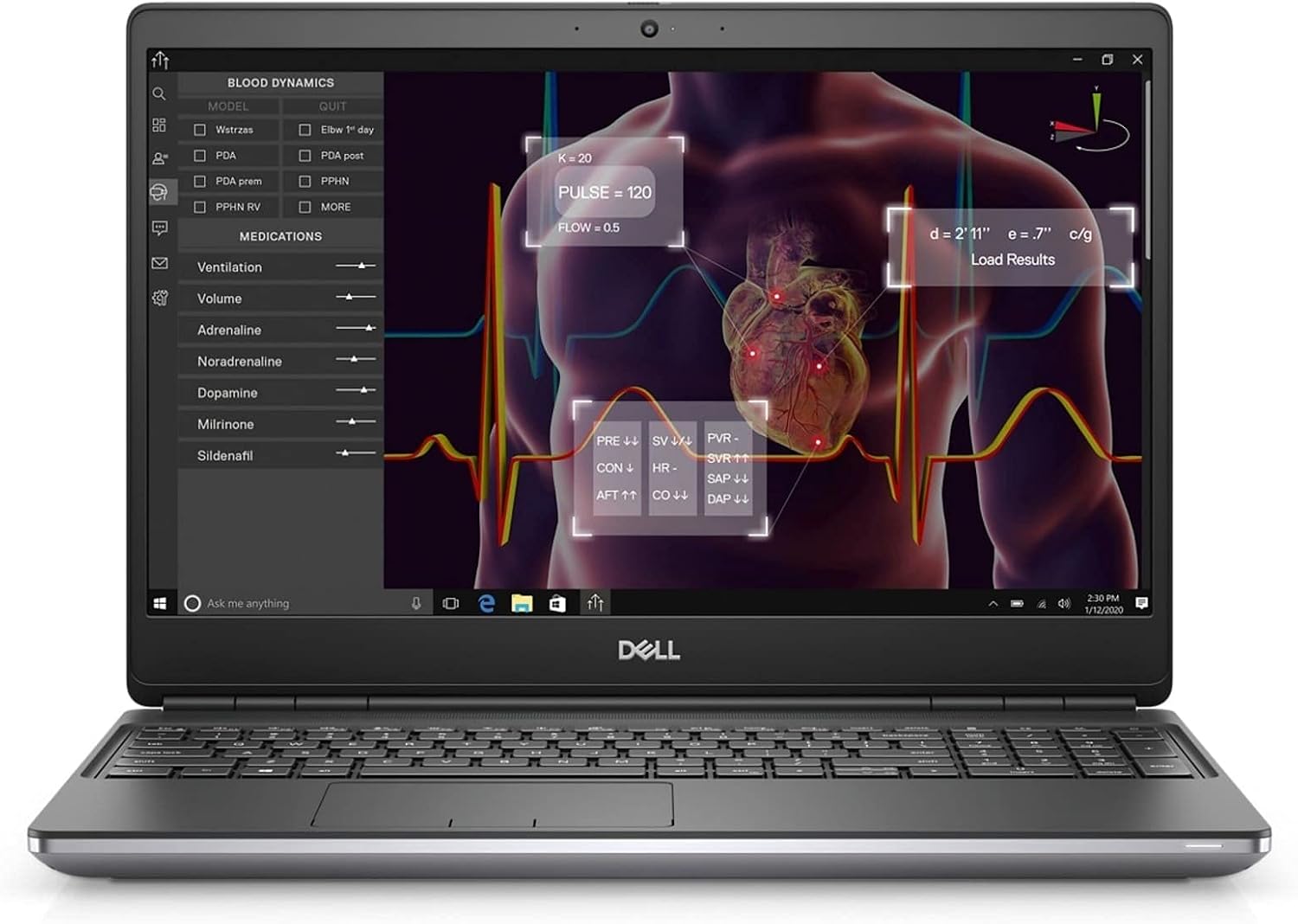 Dell Precision 7550 Workstation Laptop | 15.6' 1920x1080 FHD | Core i7-10850H - 512GB SSD Hard Drive - 32GB RAM - Nvidia Quadro T2000 | 6 cores @ 5.1 GHz - 4GB GDDR6 Win 11 Pro Silver (Renewed)