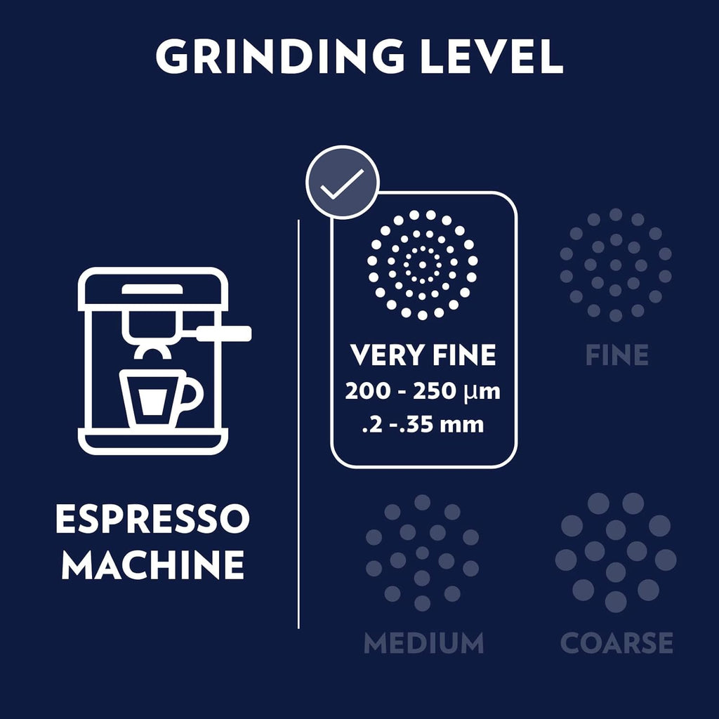 Lavazza Gran Riserva Whole Bean Coffee, Arabica and Robusta Blend, 2.2 lb Bag (Pack of 6)