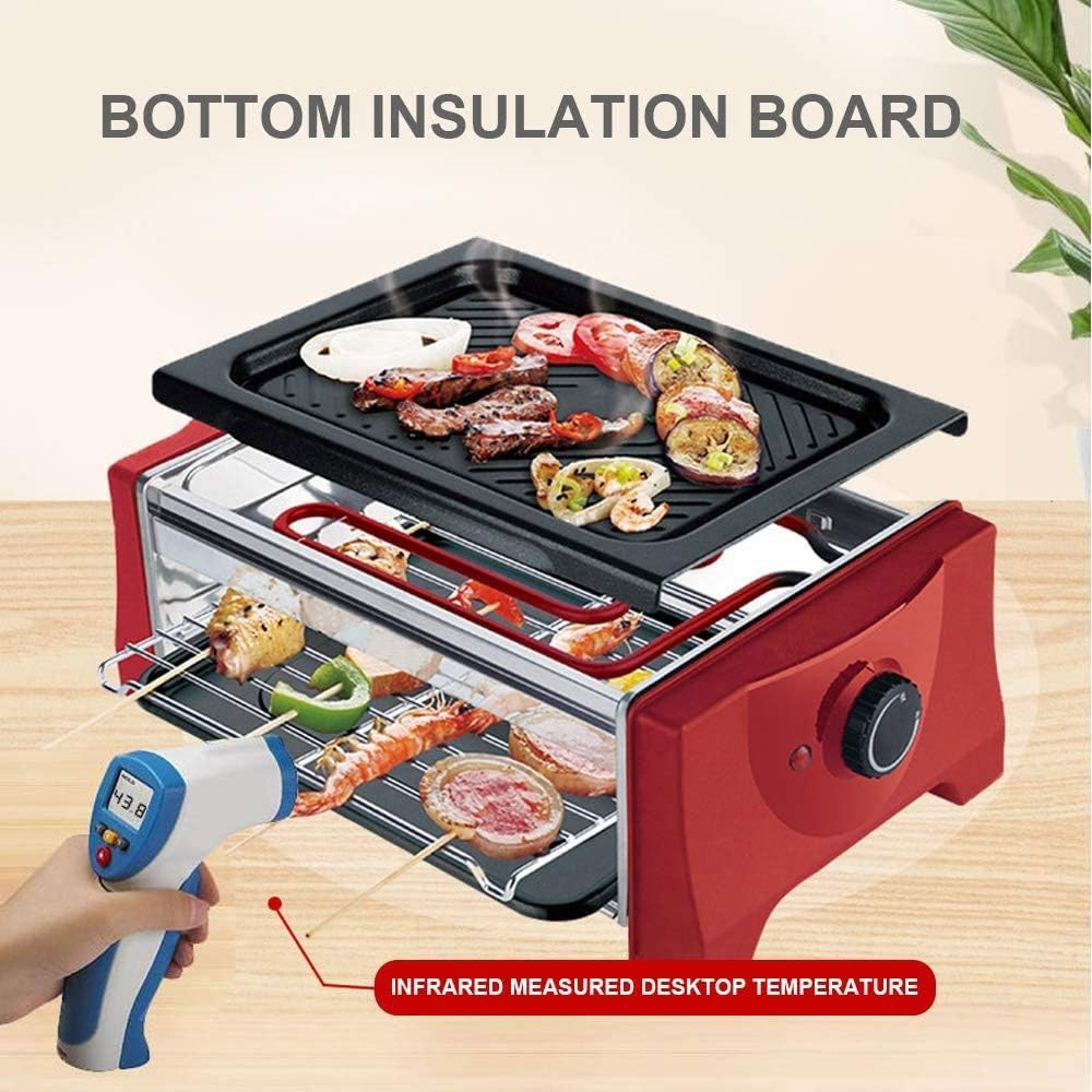 Electric Dual Grill with High Density Grill StonesRotation Serve The Whole Family