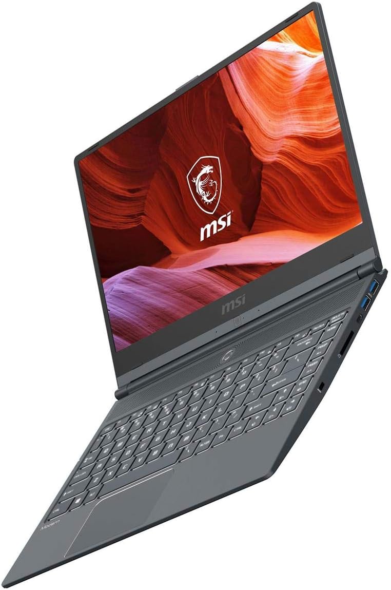 msi Modern 14 A10M-460 14' Ultra Thin and Light Professional Laptop Intel Core i5-10210UUMA 8GB DDR4 512GB NVMe SSD Win10 Home Carbon Gray
