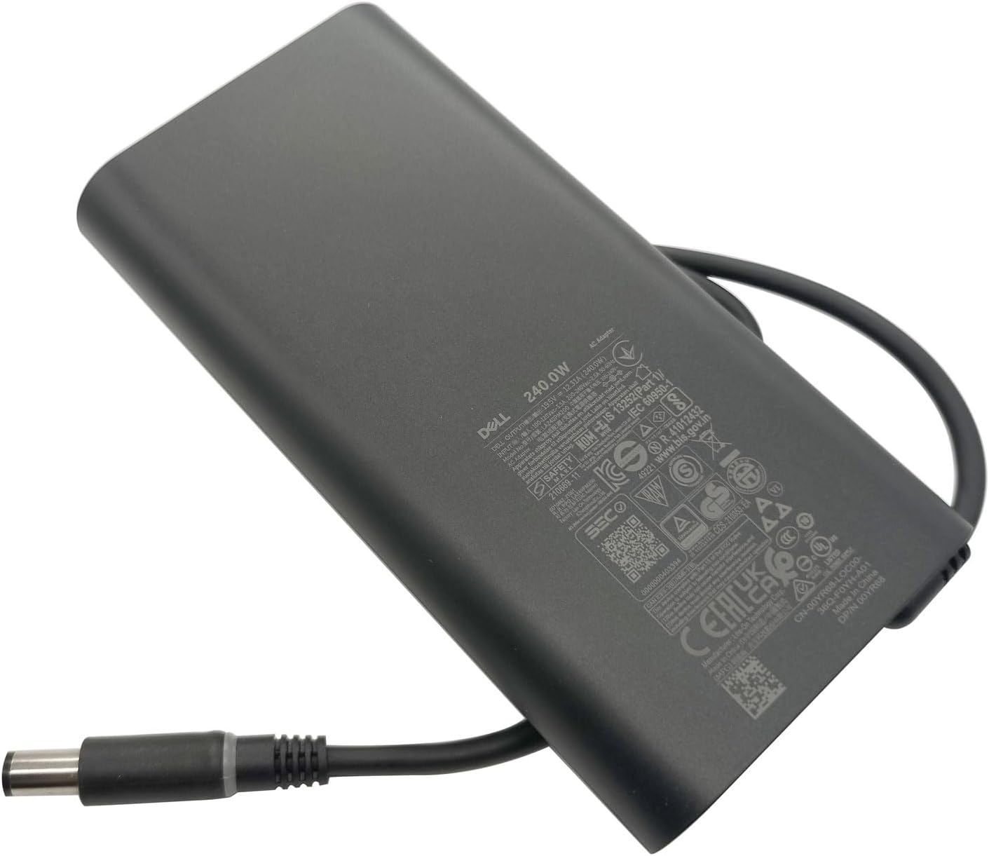 Dell GaN Laptop Charger 240W Watt Barrel 7.4mm tip AC Power Adapter - Precision 7670 7680 7770 7780,Alienware M15 R7,X16,X17 R2,X15 R2,M17 R5