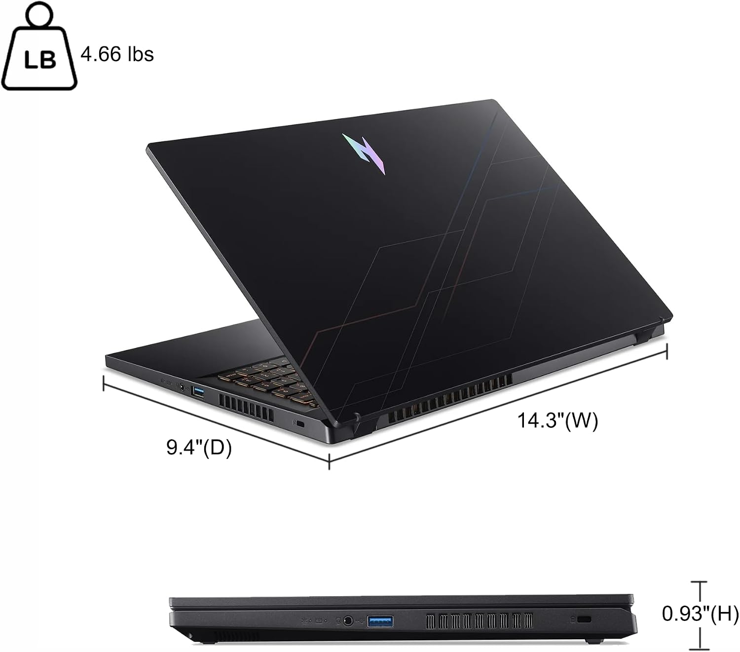 acer Nitro V 15 Gaming Laptop 15.6' FHD IPS 165Hz Intel 8-core i5-13420H 64GB RAM 2TB SSD GeForce RTX 5050 GDDR7 DLSS4 (Up to 440 AI Tops) Backlit Thunderbolt Wi-Fi6 Win11 ICP Hub