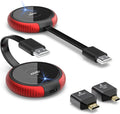 TIMBOOTECH Wireless HDMI Transmitter and Receiver 4K, Casting 5G Stable Video/Audio Wireless HDMI Extender Kit for PC, Laptop, Camera, TV Box, Smartphone, PS5 to Monitor, Projector, HDTV 165FT/50M