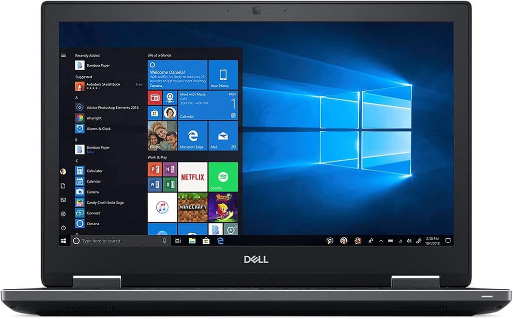 Dell Precision 7730 17.3' FHD Intel Core i5-8400H 2.5GHz, 32GB RAM, 512GB SSD, Windows 11 Pro 64bit, CAM, NVIDIA Quadro P3200 6GB (Renewed)