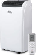 BLACK+DECKER Smart Portable Air Conditioner, 12,000 BTU for Rooms up to 550 Sq. Ft., Smart Portable AC with Follow Me Remote and Window Kit, BPACT12WT, White