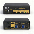 CKL KVM Switch DisplayPort 1.4 8K@30Hz 5K@60Hz 4K@144Hz(2 Computers 2 Monitors)