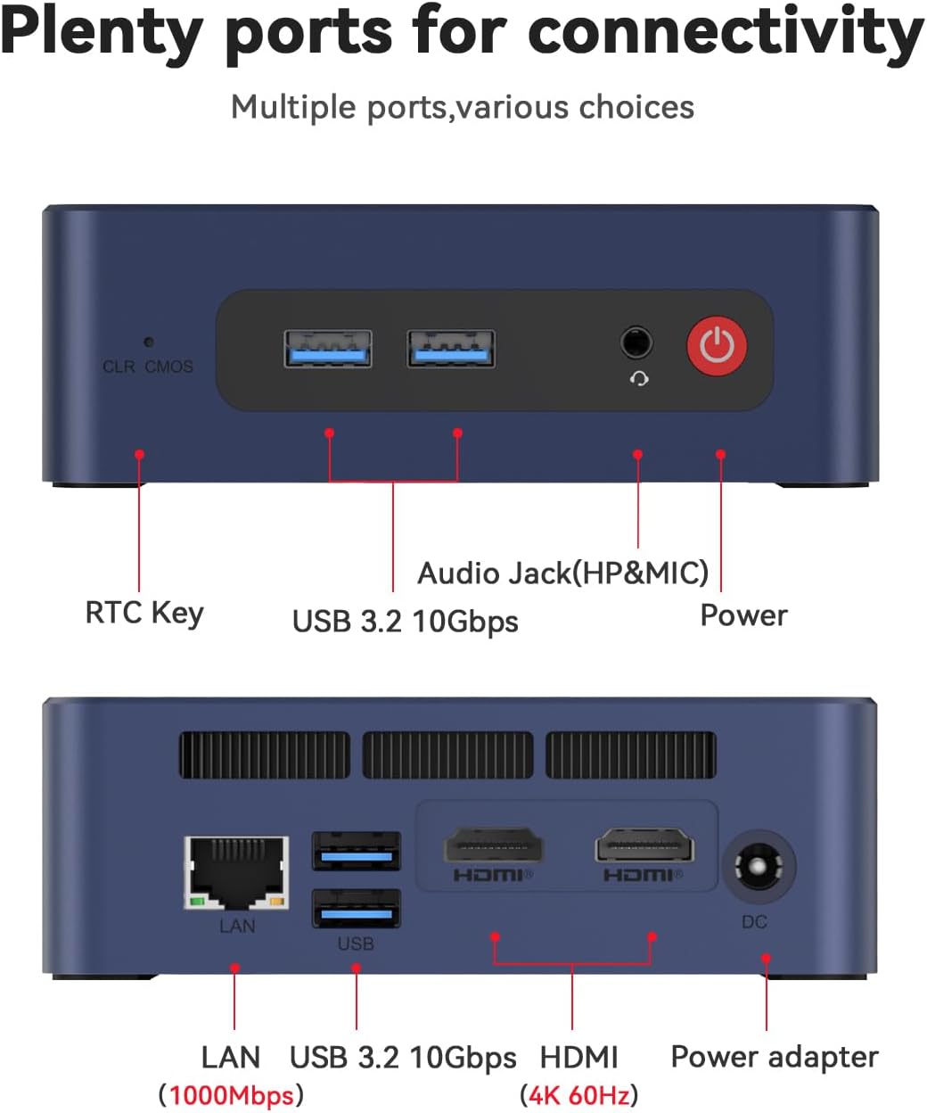 Beelink SER3 Mini PC W11 Pro, AMD Ryzen 3 3200U(2C/4T up to 3.5 GHz),16GB DDR4 500GB NVME SSD Graphics 3 core 1200 MHz WiFi 5/BT5.0 Dual Display Mini PC Computer
