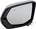 Garage-Pro Driver Side Power Heated Mirror for Chevrolet Tahoe Suburban GMC Yukon 2021-2023 Power Fold With Signal Light, Blind Spot Monitor, Memory & Puddle Lamp Chrome w/o Surround View Camera
