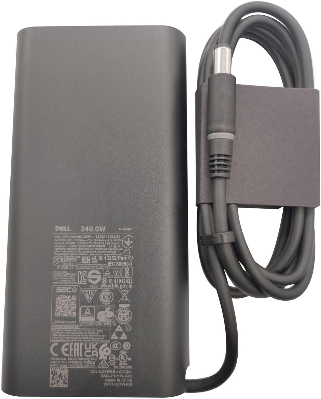 Dell GaN Laptop Charger 240W Watt Barrel 7.4mm tip AC Power Adapter - Precision 7670 7680 7770 7780,Alienware M15 R7,X16,X17 R2,X15 R2,M17 R5