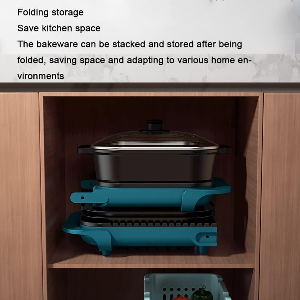 YYDS Hot Pot Multi-Function Hot Pot Grilling One Pot Separable Electric Barbecue Machine Indoor Grilled Fish Hot Frying Electric Grill (Color : Square Pot)